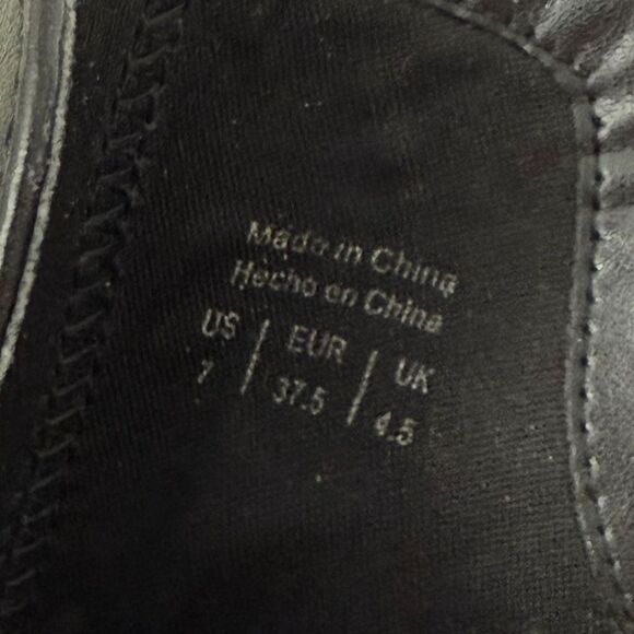 Aldo Etalisien Snakeskin Vegan Leather Slip on Block Mule Booties size 7 - Picture 7 of 10